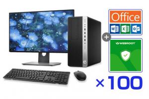 デスクトップ パソコン ハイスペックofficeソフト+セキュリティソフト付 100台セット(1)