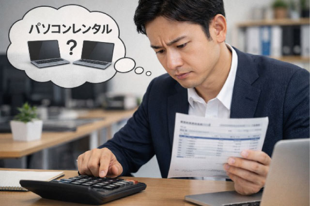2．【ケース別】パソコンレンタル費用の仕訳例