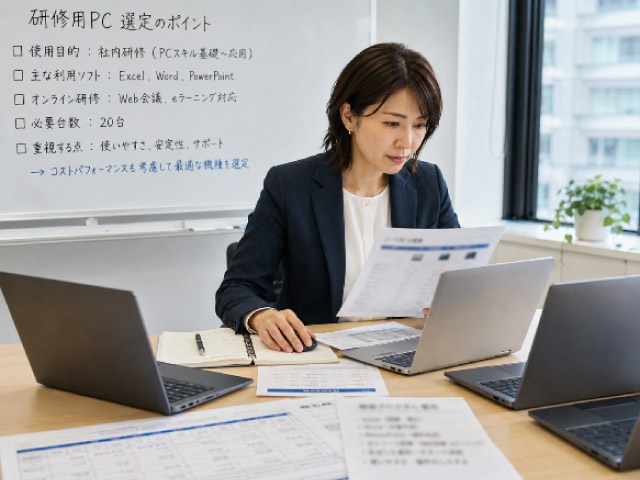 6．パソコンスキル研修に最適なPCの選び方