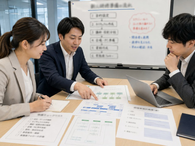 7．新人研修に必要な準備と一連の流れ