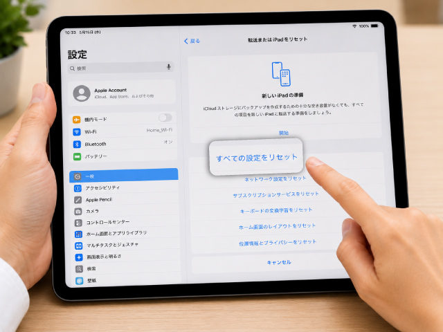 2_10．対処法⑩設定をリセット（最終手段）