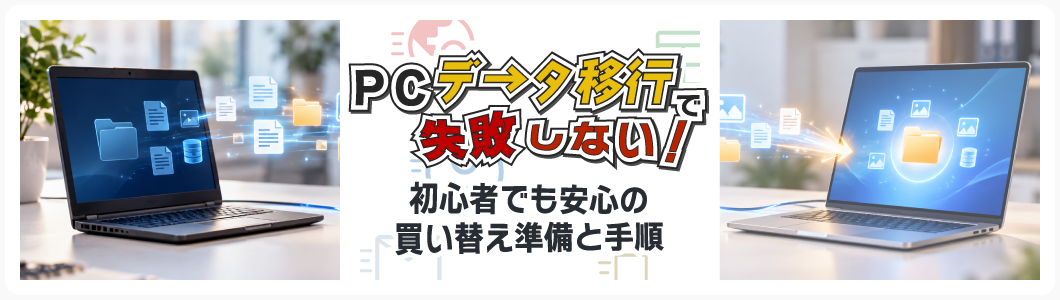 PCデータ移行で失敗しない！初心者でも安心の買い替え準備と手順を解説