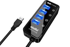atolla USB3.0ハブ 4ポート 転送スピード最高5Gbps(5)