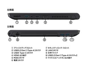 dynabook B55|Core i5、8GBメモリ、SSD、光学ドライブ搭載(5)