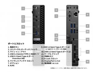 Dell OptiPlex 7090 マイクロ フォームファクター(6)