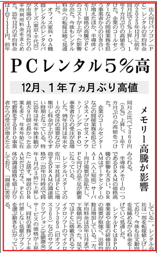 「日本経済新聞」記事掲載